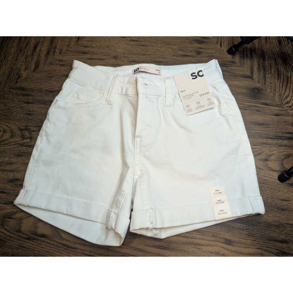 SO Goods For Life Size 0/24W Midi Shorts